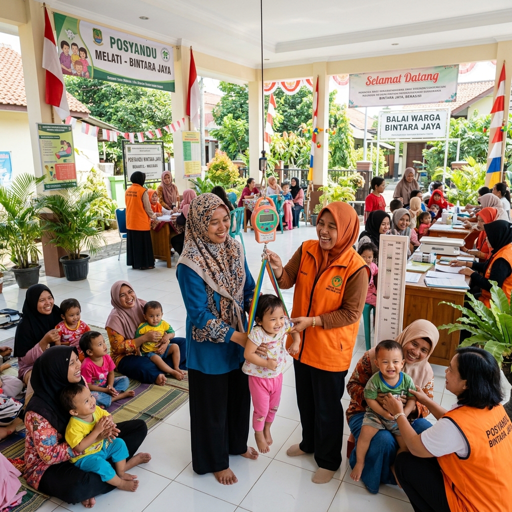Kegiatan Musyawarah Warga di Kelurahan Bintara Jaya